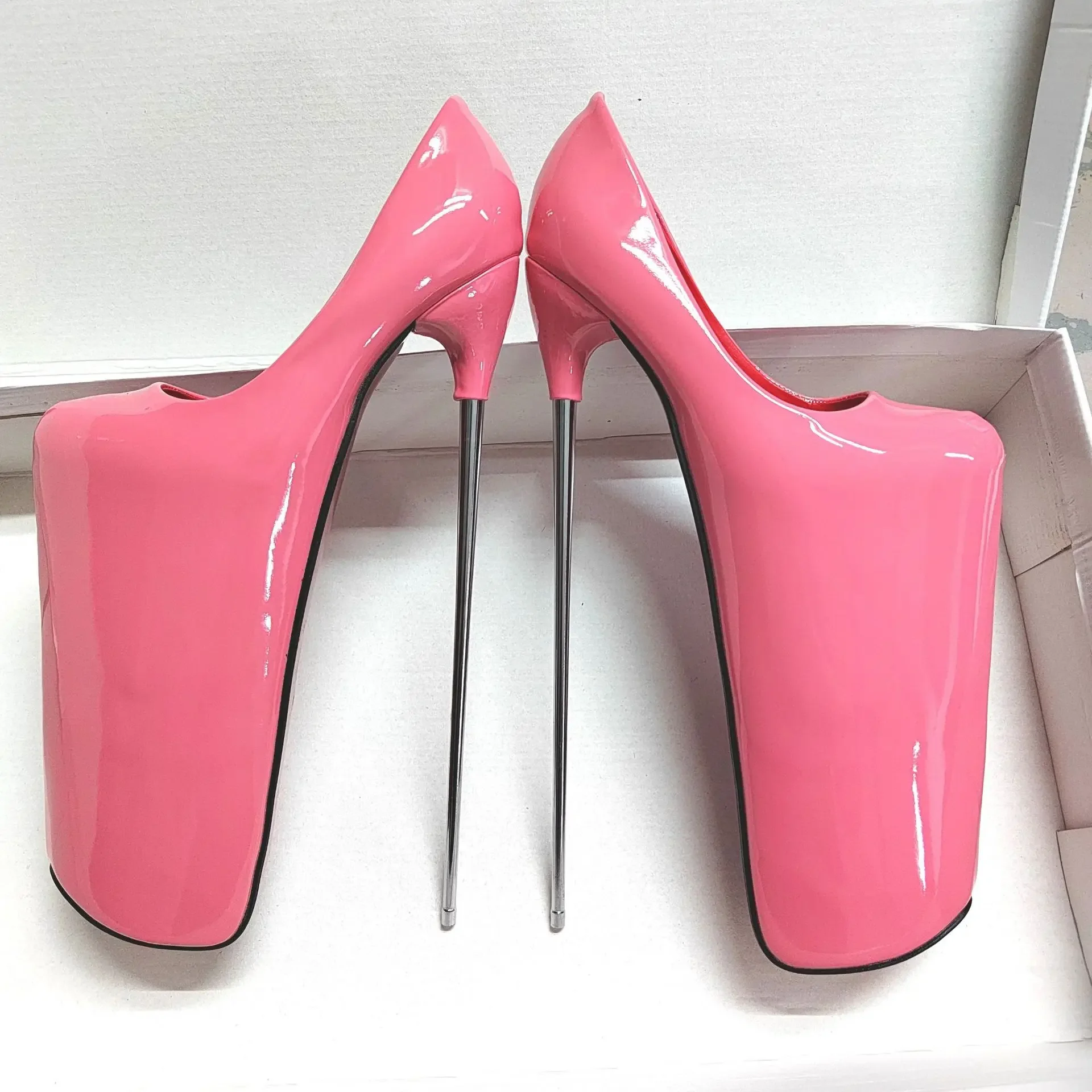Women'S Shoes Red Bottoms - Ekstremalnie wysokie szpilki 30 cm do