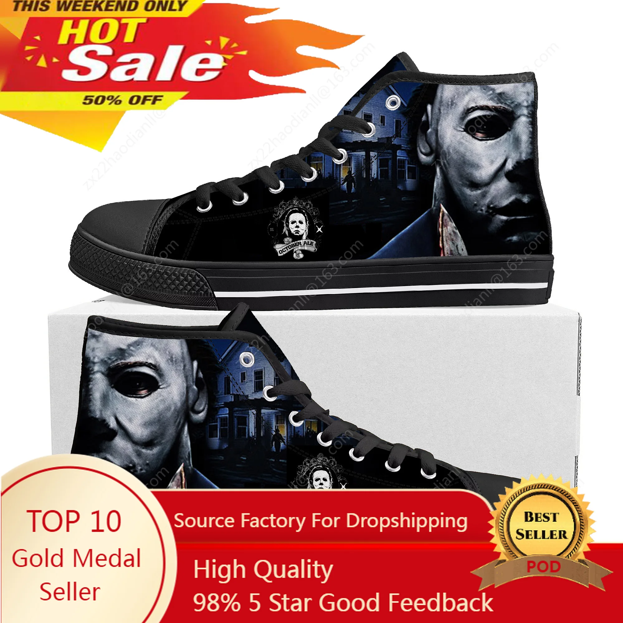 Women Shoes Myer - Michael Myers Wysokie Trampki Wysokiej Jakości