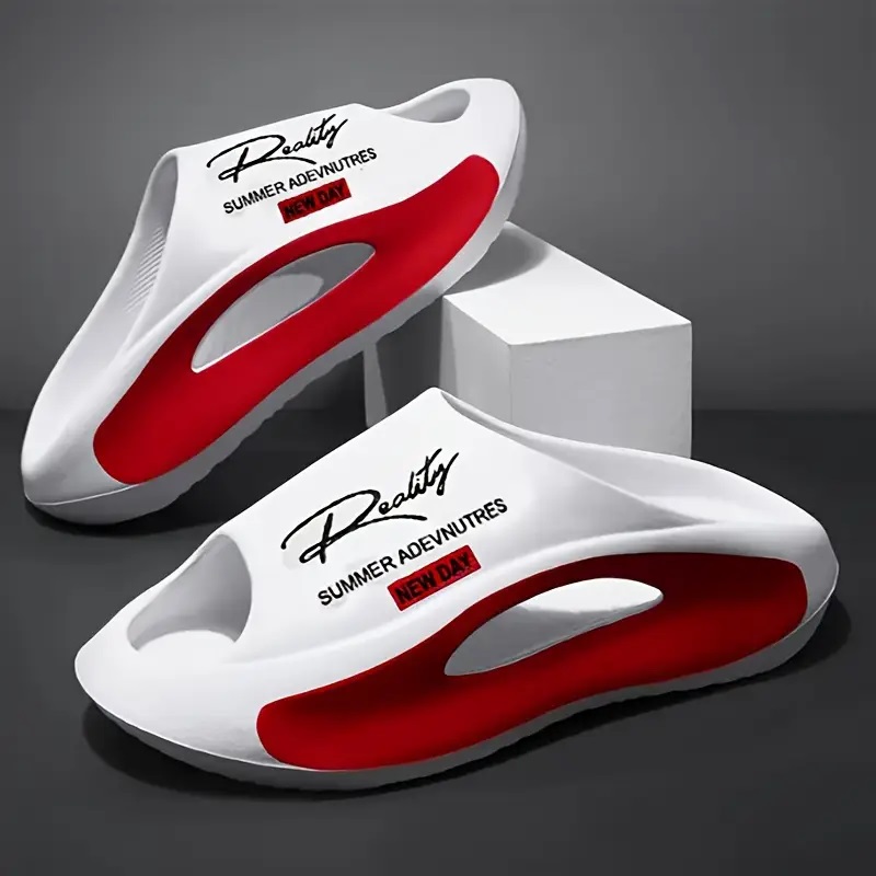 Women'S Shoes For Flat Feet - Unisexowe, codzienne kapcie-sandały na cztery pory