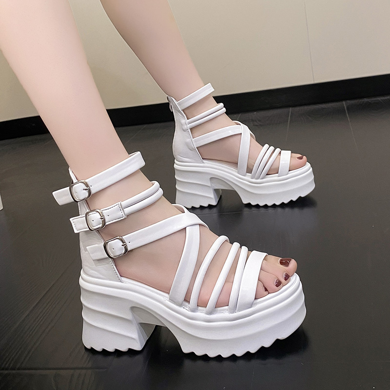 Wedge Heeled Sneaker - Gorące letnie klapki 9CM buty na