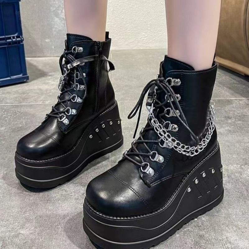 Women Shoes Ksa - 10CM Nowe Botki Damskie w Stylu