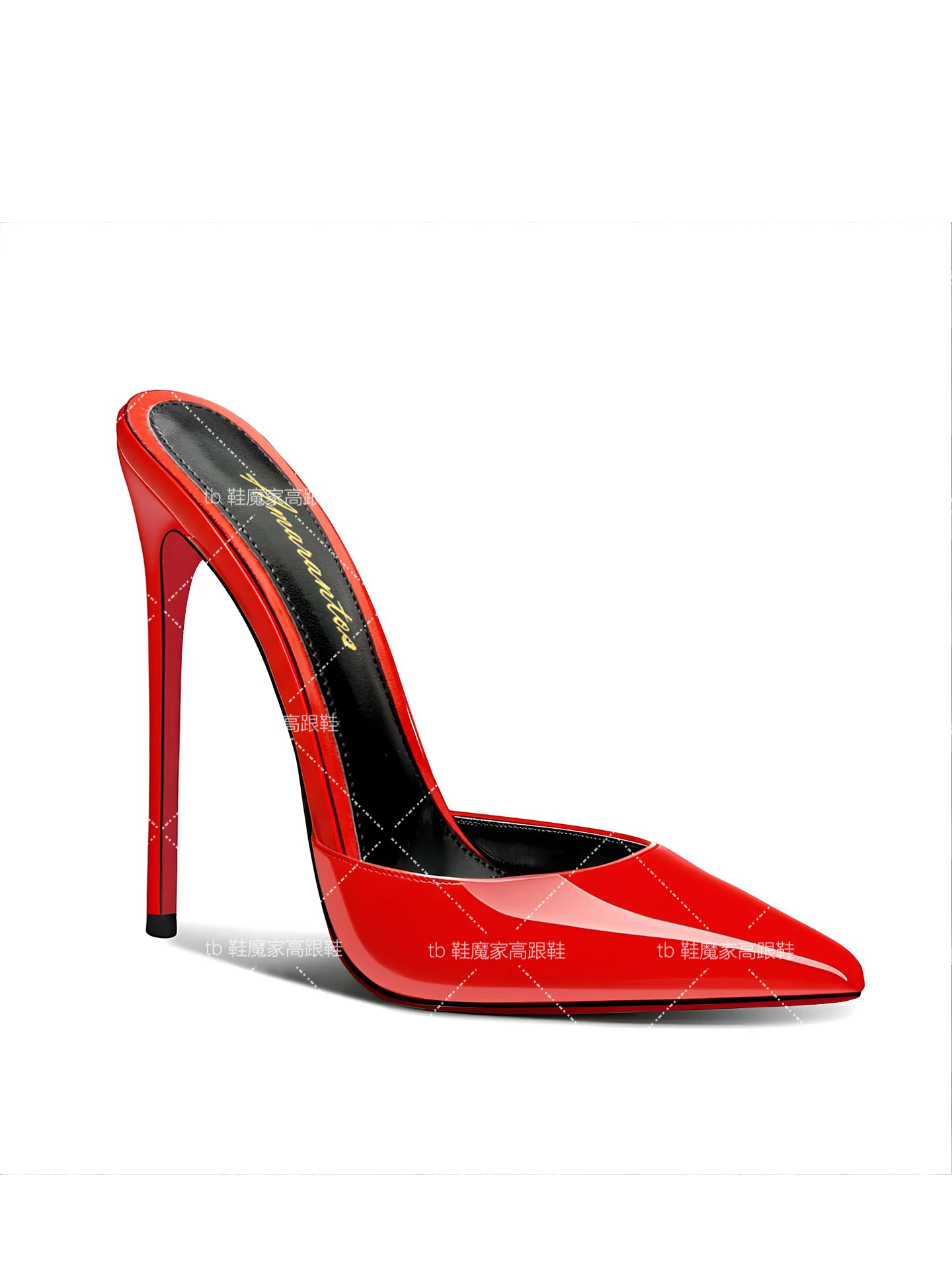 Nowe czarne sandały damskie z  – Patent Leather Pump recenzja i cena