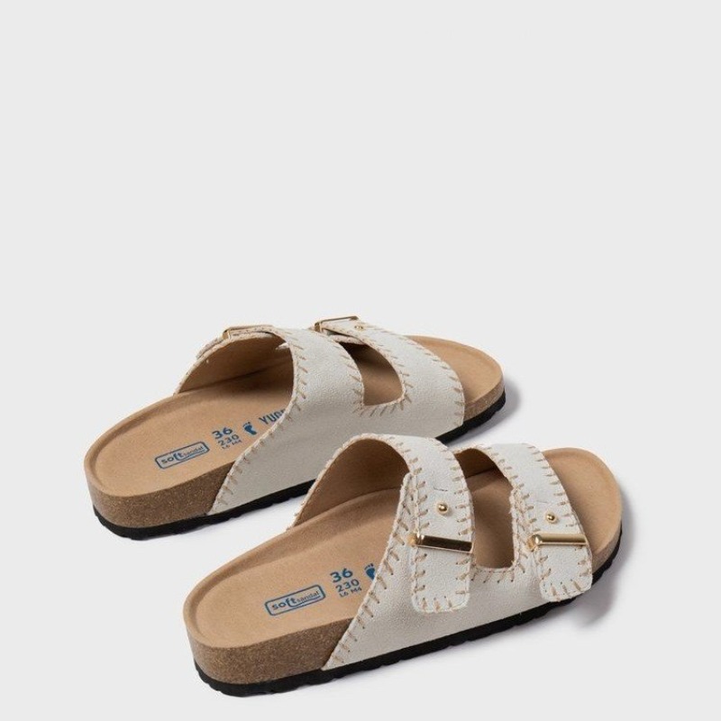 Damskie klapki z regulowanymi  – Cork Wedge Sandal recenzja i cena