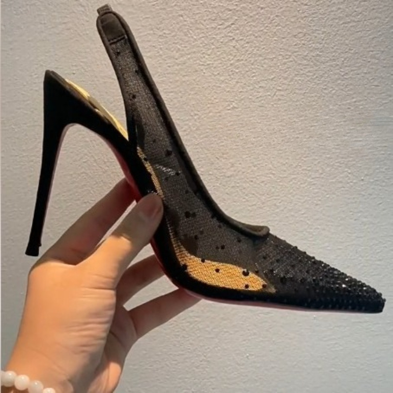 Sandały damskie na szpilce z s – Rhinestone Sandal Women recenzja i cena