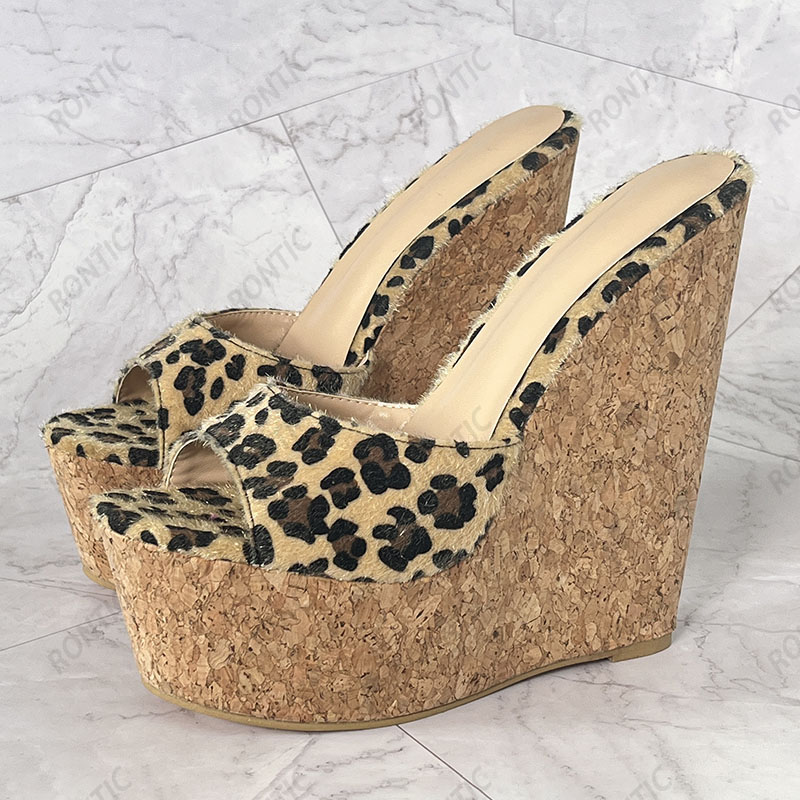 Ręcznie Robione Damskie Klapki – Cork Wedge Sandal recenzja i cena
