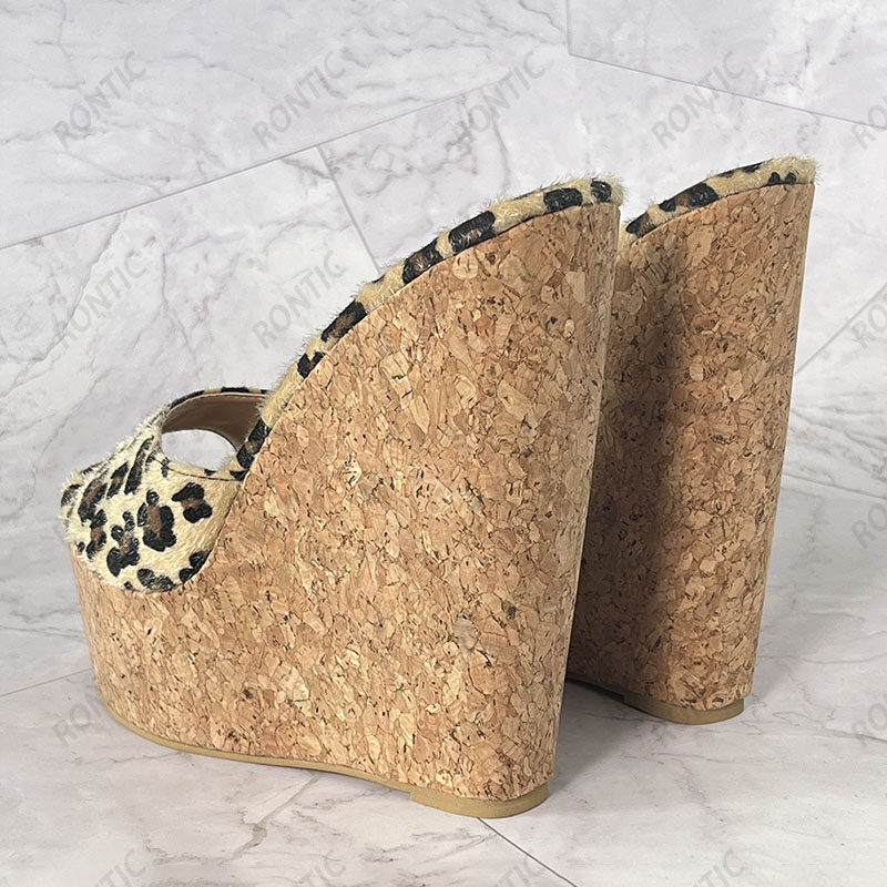 Ręcznie Robione Damskie Klapki – Cork Wedge Sandal recenzja i cena