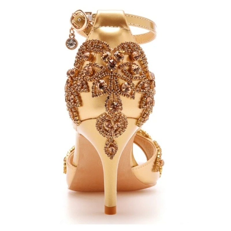 Projektant Moda Damskie Obuwie – Rhinestone Sandal Women recenzja i cena