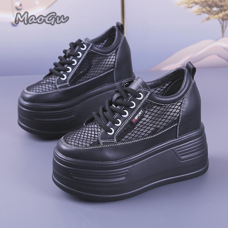 Damskie tenisówki z siateczki  – Wedge Heeled Sneaker recenzja i cena