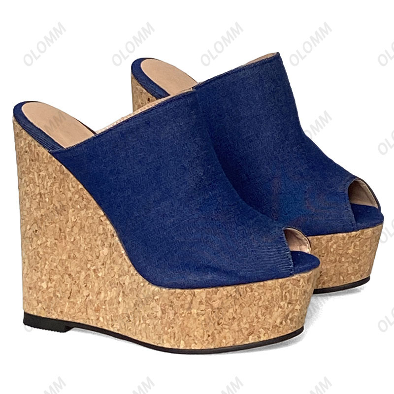 Olomm ręcznie robione damskie  – Cork Wedge Sandal recenzja i cena