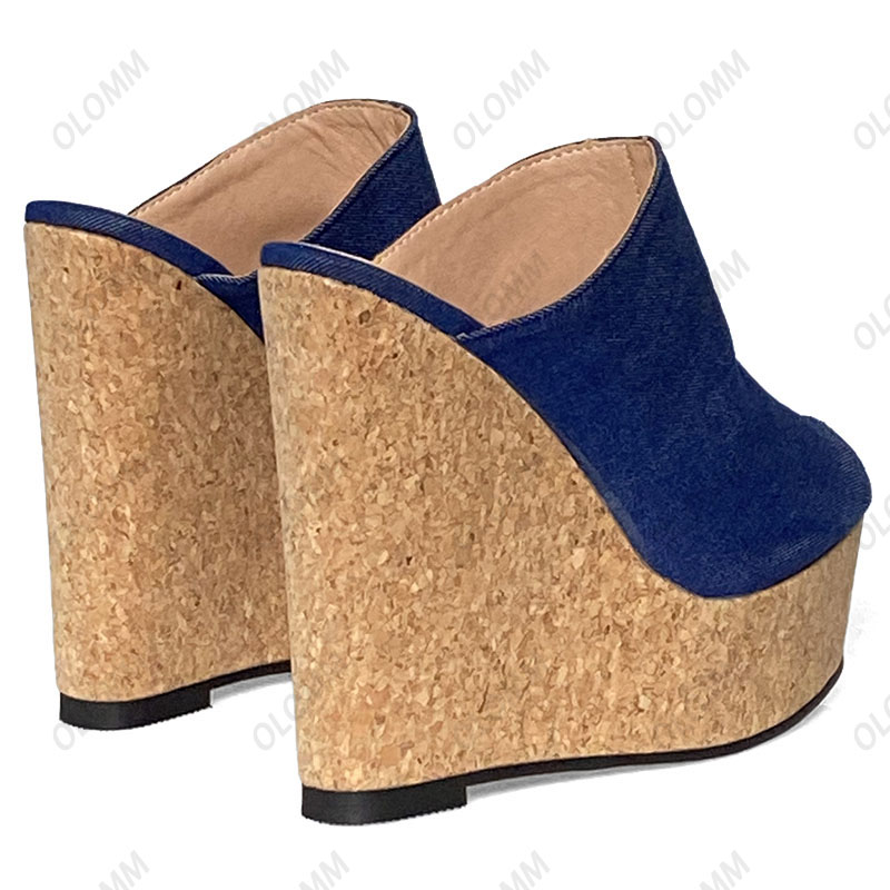 Olomm ręcznie robione damskie  – Cork Wedge Sandal recenzja i cena