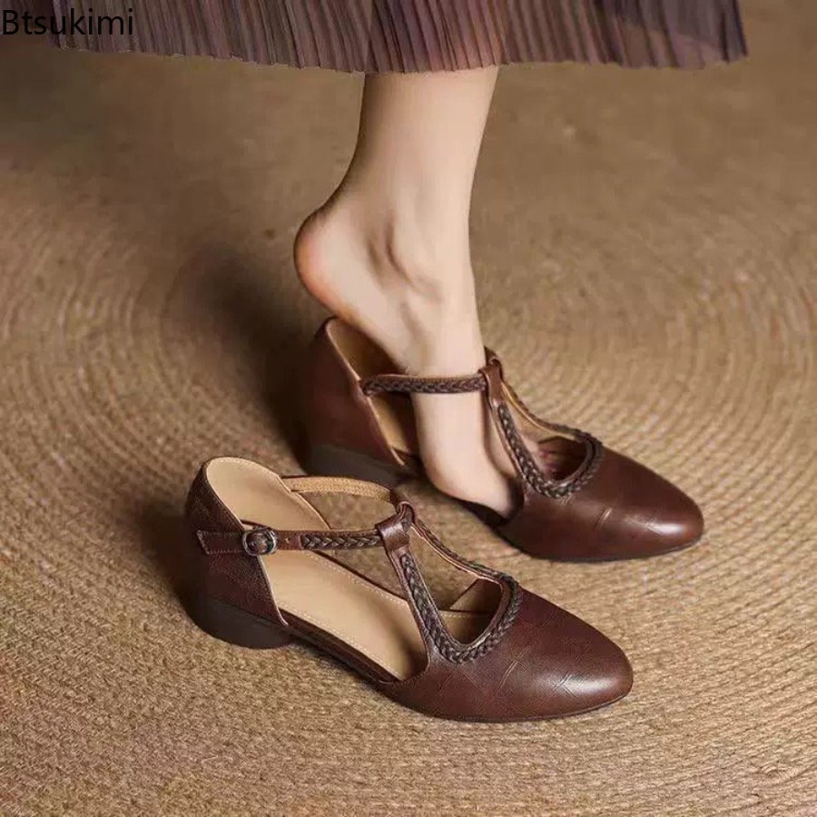 Nowe Letnie Damskie Retro Ażur – Women Shoes Sandals recenzja i cena