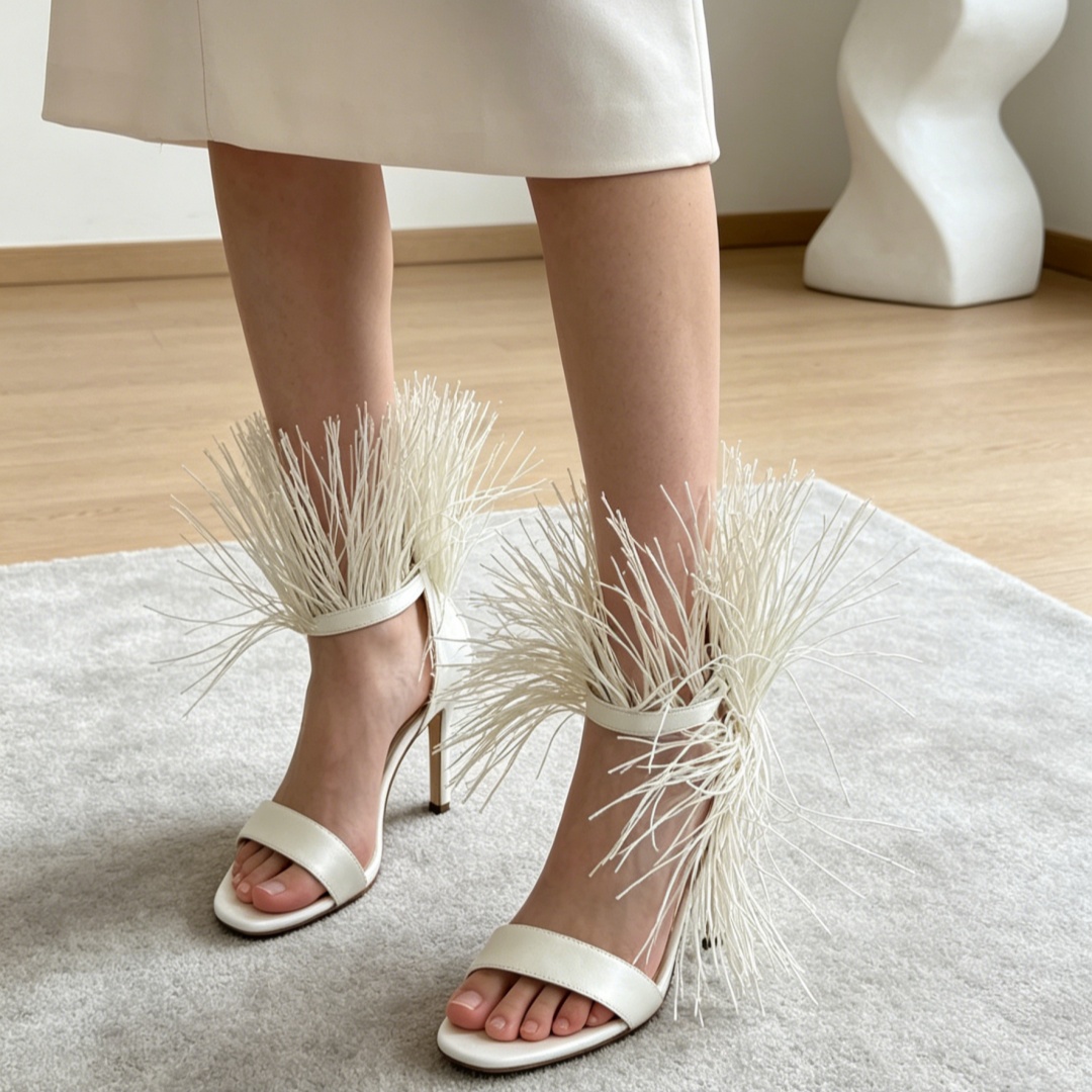 Białe skórzane sandały damskie – Women'S Shoes Red Bottoms recenzja i cena