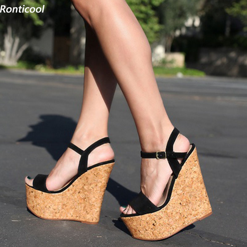 Ronticool Ręcznie Robione Dams – Cork Wedge Sandal recenzja i cena