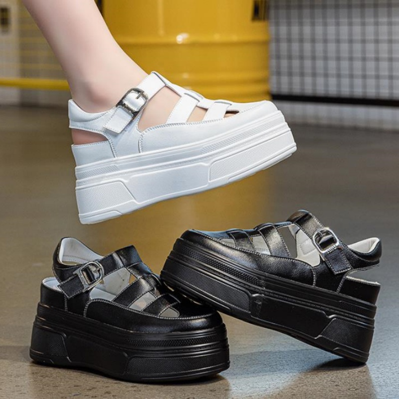 8,5 cm ażurowe, skórzane, dams – Wedge Heeled Sneaker recenzja i cena