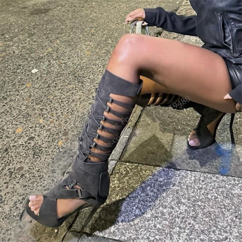 Gladiatorowe kozaki za kolano  – High Knee Heel Boots recenzja i cena