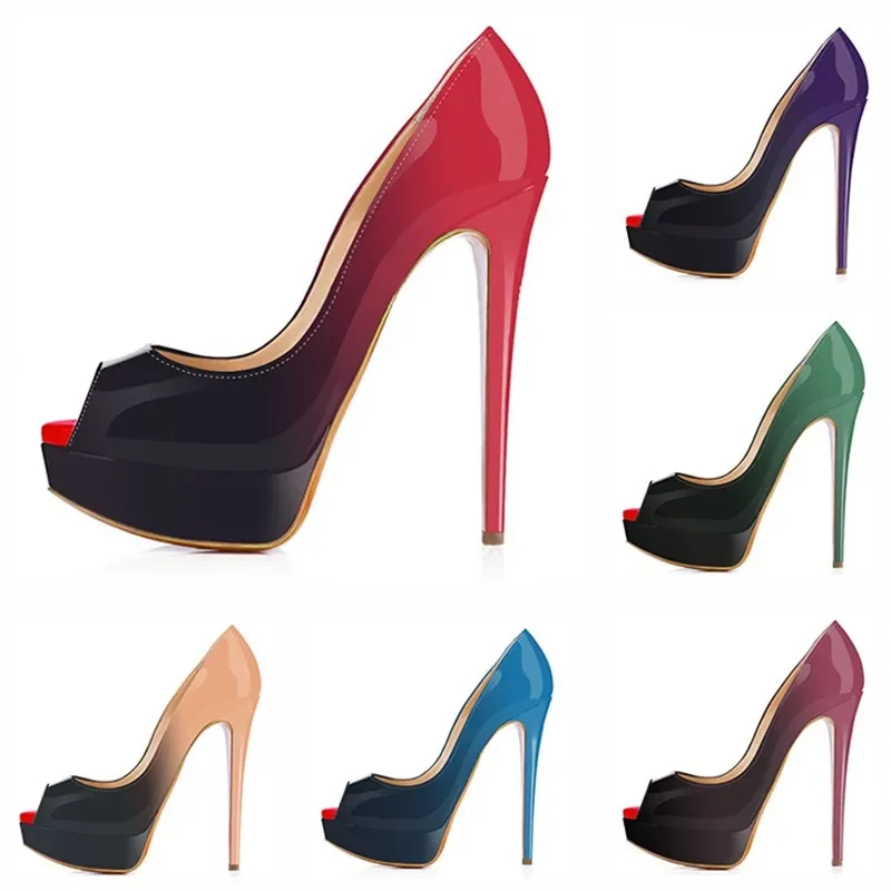 Szpilki damskie, seksowne czół – Patent Leather Pump recenzja i cena