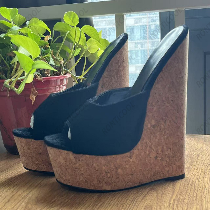 Ronticool Ręcznie Robione Dams – Cork Wedge Sandal recenzja i cena