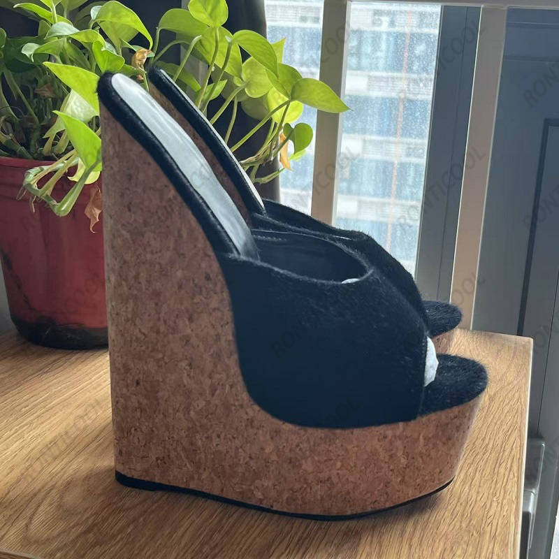 Ronticool Ręcznie Robione Dams – Cork Wedge Sandal recenzja i cena
