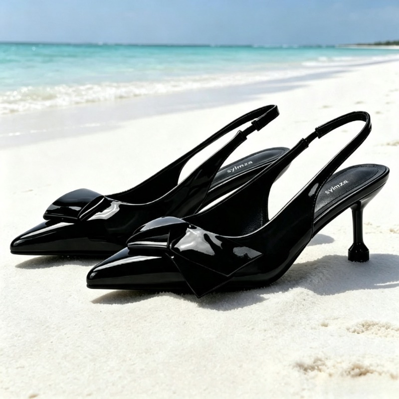 Czerwone lakierowane czółenka  – Patent Leather Pump recenzja i cena