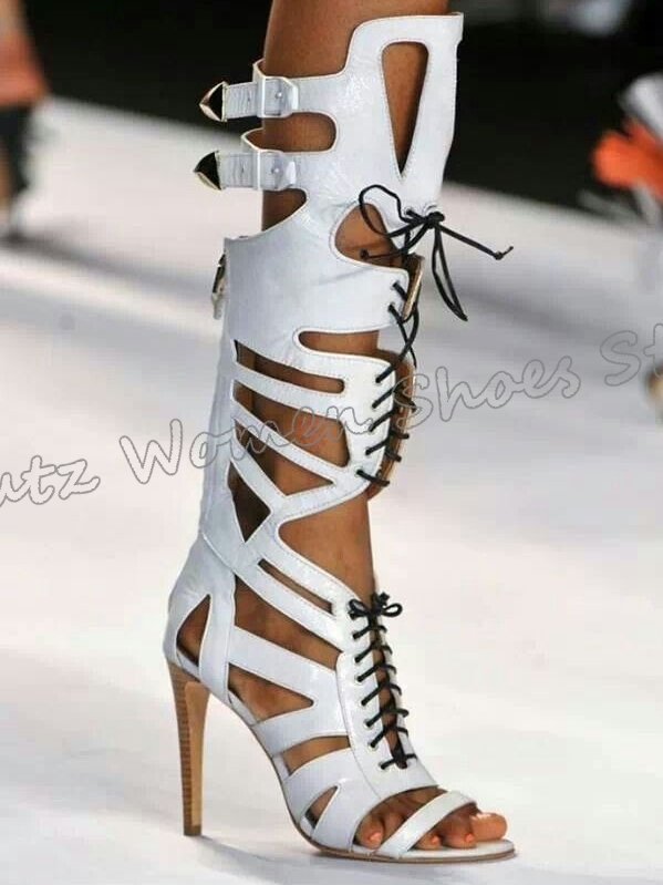 Buty Sneakerowe Kozaki Do Kola – High Knee Heel Boots recenzja i cena