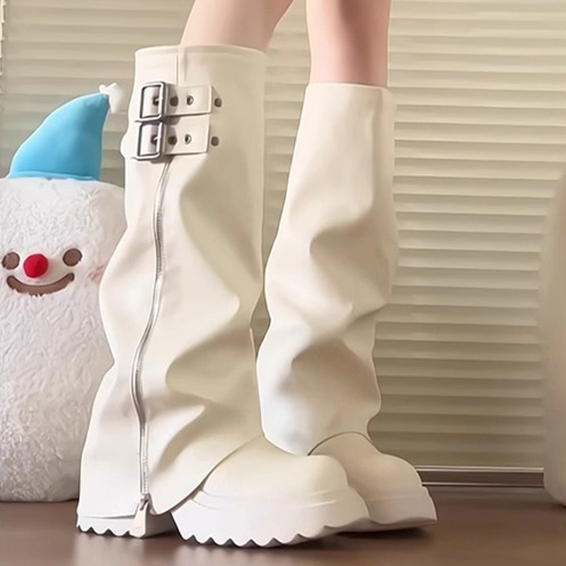 Botki damskie do kolan w stylu – High Knee Heel Boots recenzja i cena