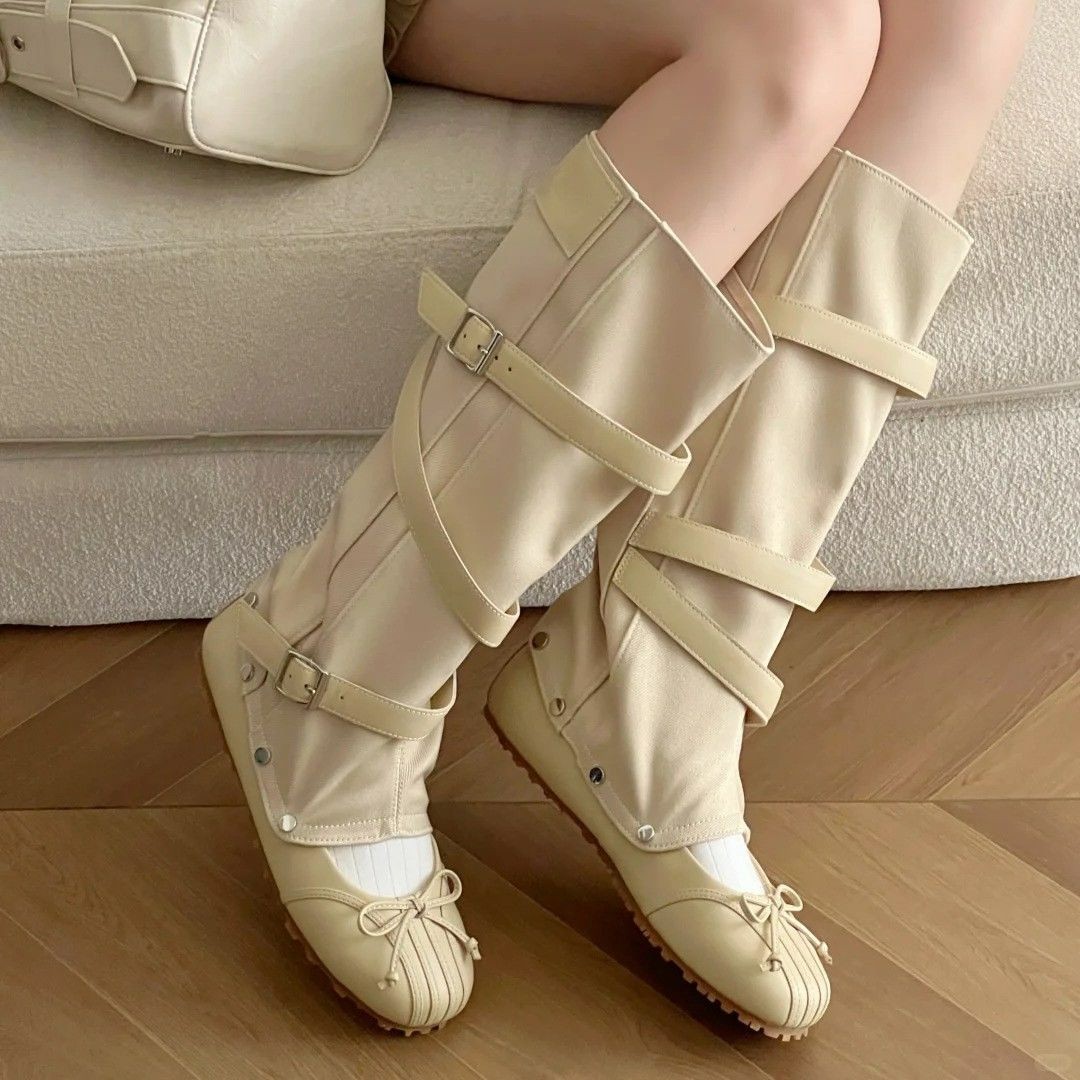 Nowe odpinane buty baletowe da – High Knee Heel Boots recenzja i cena