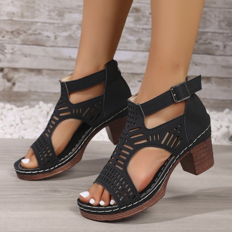 Sandały damskie w stylu rzymsk – Cork Wedge Sandal recenzja i cena