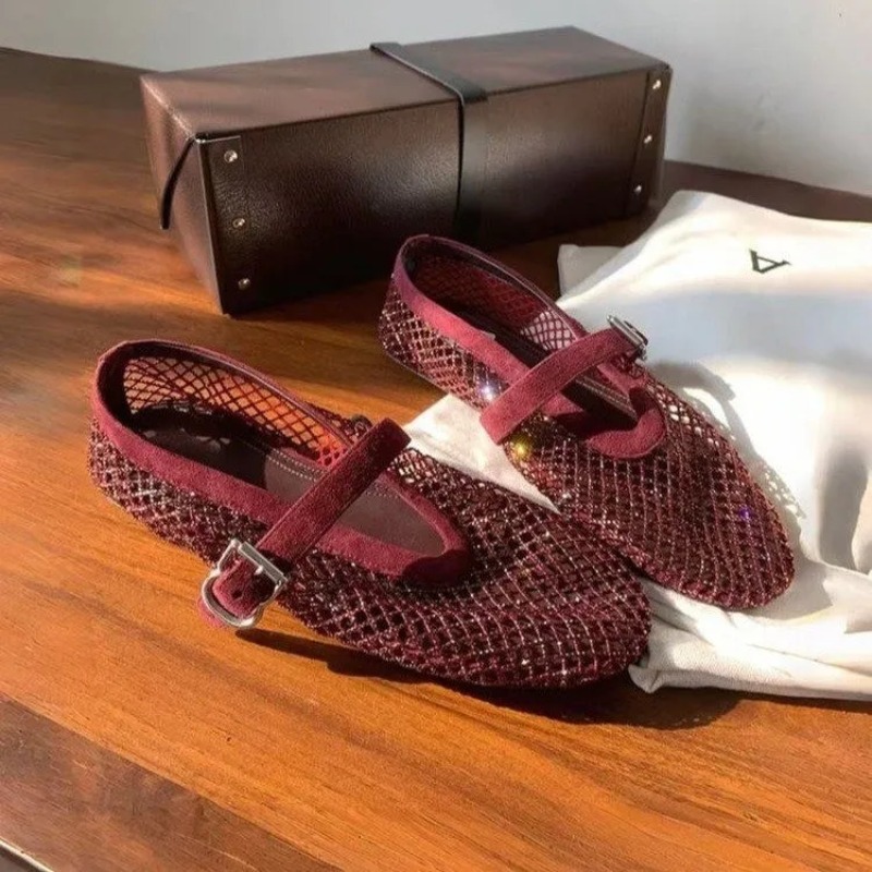 Ażurowe sandały Baotou z cyrko – Rhinestone Sandal Women recenzja i cena