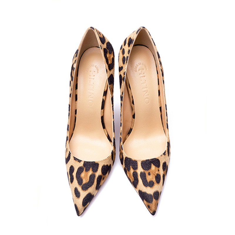 HLTINO Fashion Leopard Pumps W – Women'S Shoes Red Bottoms recenzja i cena