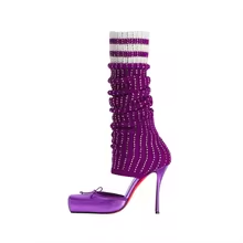 Sandały damskie za kolano z kw – High Knee Heel Boots recenzja i cena